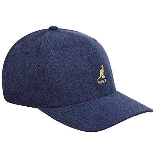 KANGOL قبعة بيسبول مرنة من كنجول للرجال والنساء، صغيرة-متوسطة، دنيم - Image 4