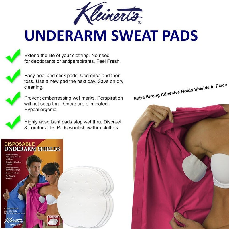 MECGREEN Disposable Underarm Sweat Pads for Men Pack of 60 | Women – Highly Absorbent, Cotton, Anti-Allergic, Anti-Bacterial, and Odor-Control Underarm Sweat Pads, Peel-off - Image 1