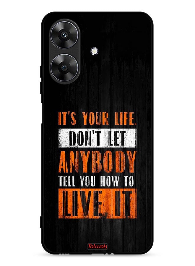 Tolwak Realme Note 60 4G Protective Case Cover Its Your Life - Image 1