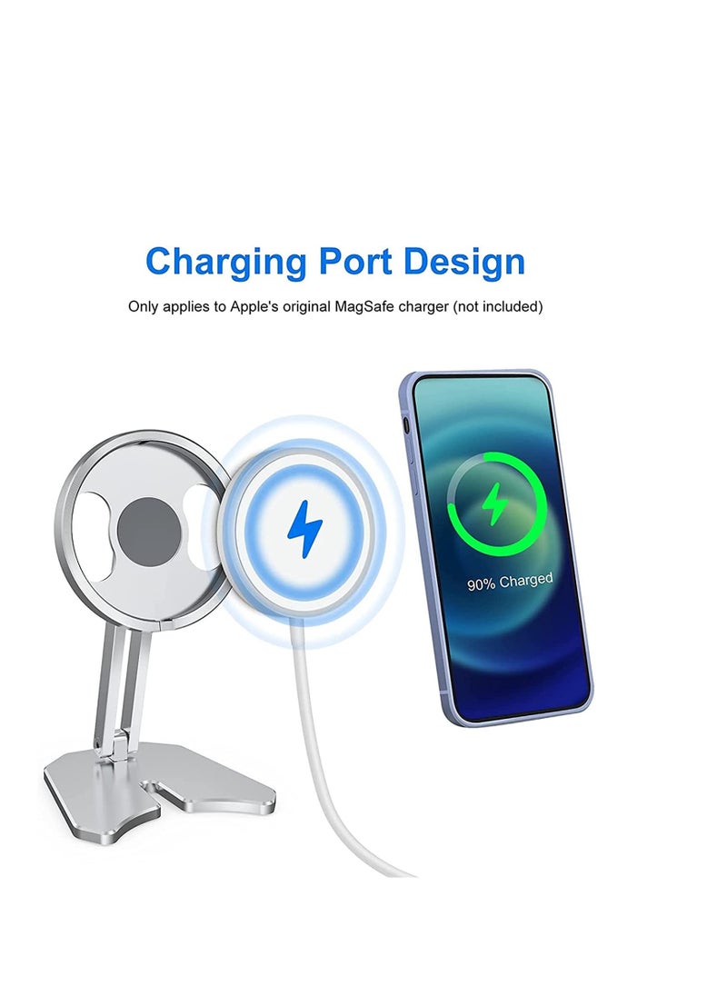 SYOSI - Stand for MagSafe Charger, Aluminum Magnetic Charger Holder Compatible with Apple iPhone 12, for 12 Mini, for 12 Pro, for 12 Pro Max. - Image 1