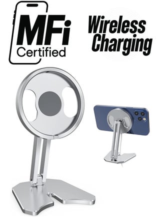 Stand for MagSafe Charger, Aluminum Magnetic Charger Holder Compatible with Apple iPhone 12, for 12 Mini, for 12 Pro, for 12 Pro Max. - pzsku/Z5BAD7D98B4249384E88BZ/45/_/1738266704/2ebfba76-9bfe-4e56-9b53-4b74eb9d61d9