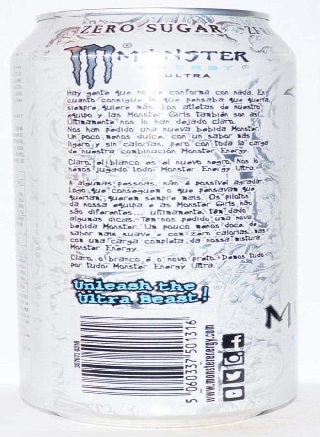 Monster Energy Ultra Zero Drink 500Ml, (Pack Of 5 Cans X 500Ml Each), Vegetarian - Image 3