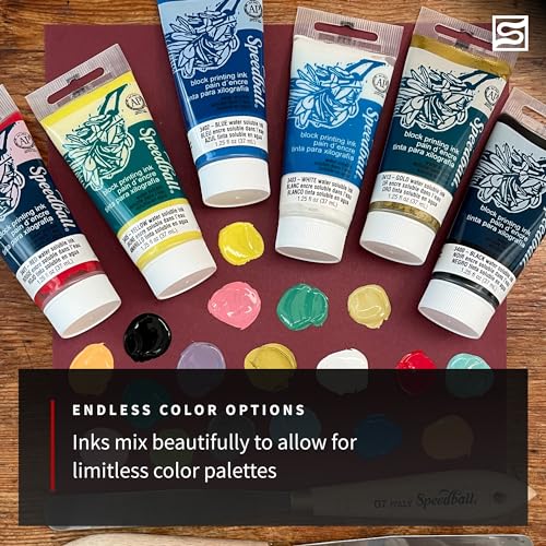 Speedball Water-Soluble Block Printing Ink, 5-Ounce Tube (Copper) - Image 5