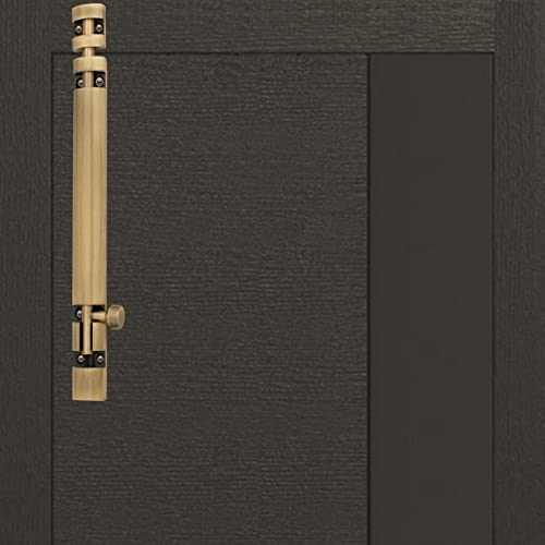 Atom 2 Pack, 12 inch Aluminum Tower Bolt | Brass Antique Finish | Home and Offices Doors and Windows Tower Bolt, TB002 - Image 4