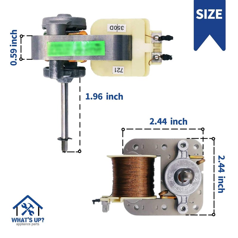 What 's Up ما الأخبار؟ EAU61865301 فرن الحمل الحراري مروحة محرك استبدال لمدى LG يستبدل EAU60722701 - Image 5