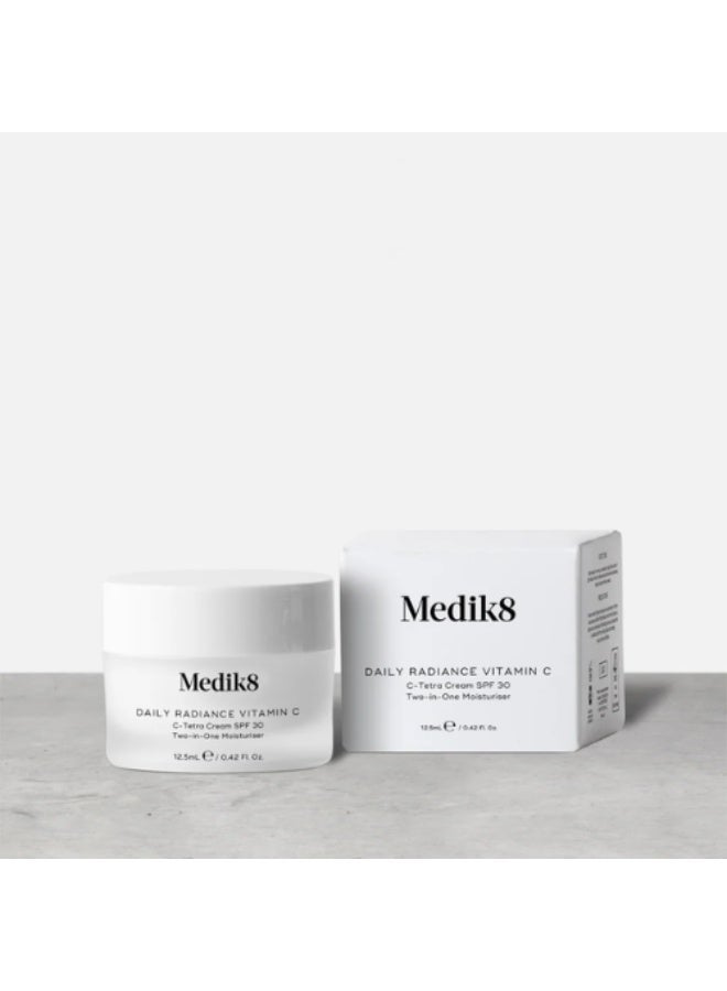Medik8 Daily Radiance Vitamin C C-Tetra Cream SPF30 12.5ml - Image 2