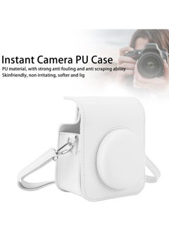 Generic Mini Camera Protective Case Compatible with Fujifilm Instax Mini 12, Instant Camera Case with Adjustable Shoulder Strap, Cute Solid Color Camera Case Compatible with Instax Mini 12 Camera  - Image 2