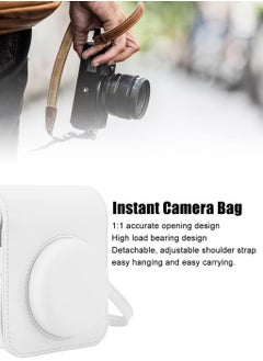Generic Mini Camera Protective Case Compatible with Fujifilm Instax Mini 12, Instant Camera Case with Adjustable Shoulder Strap, Cute Solid Color Camera Case Compatible with Instax Mini 12 Camera  - Image 3