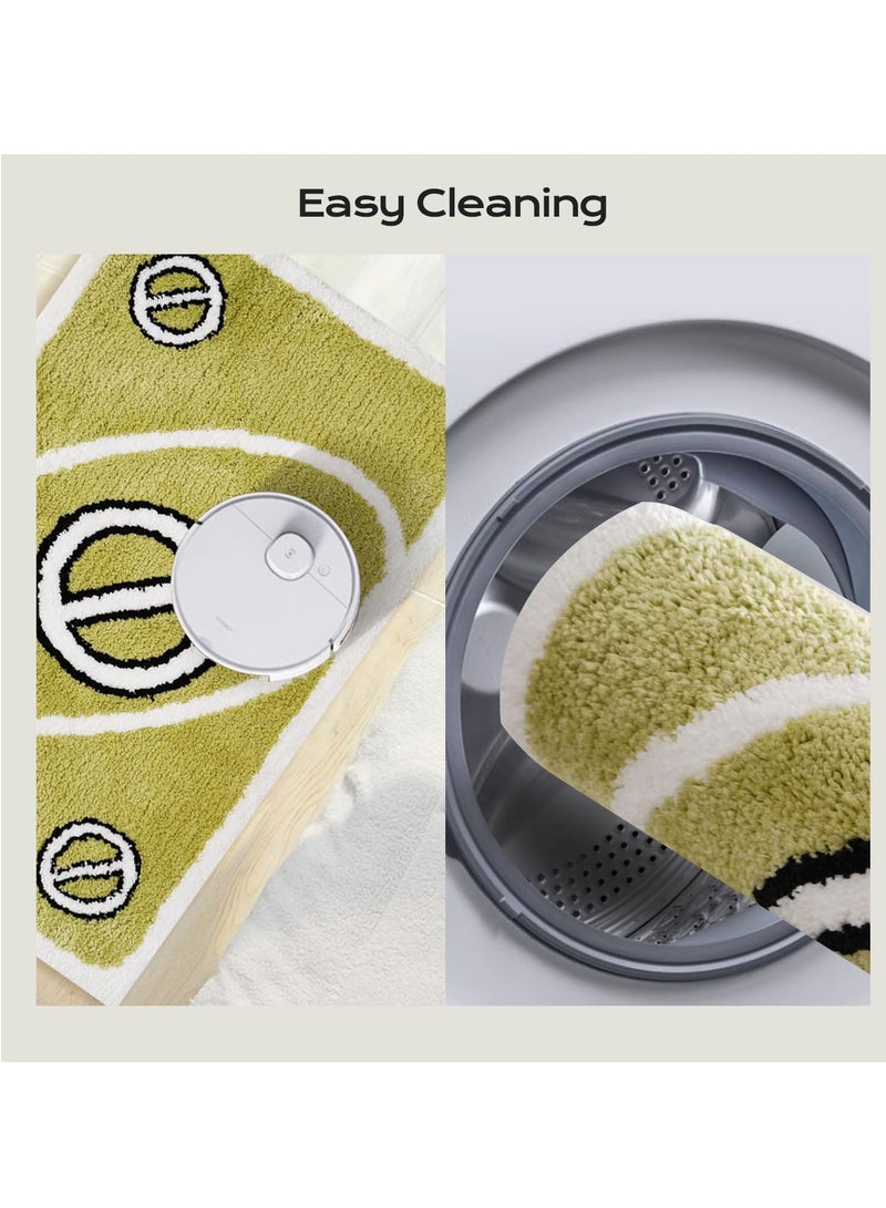 Ins Style Girl Imitation Cashmere Bedroom Bedside Blanket Bathroom Water-Absorbing Non-Slip Floor Mat Bathtub Foot Mat (40*60cm) - Image 3