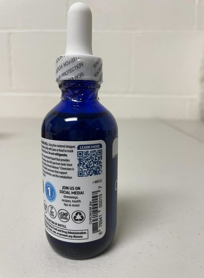 Trace Minerals Ionic Chromium 550 mcg - Dietary Supplement to Support Energy & Muscle Growth - Liquid Drop Supplement with Magnesium, Chromium, Chloride & More - 2 fl oz (About 48 Servings) - Image 5