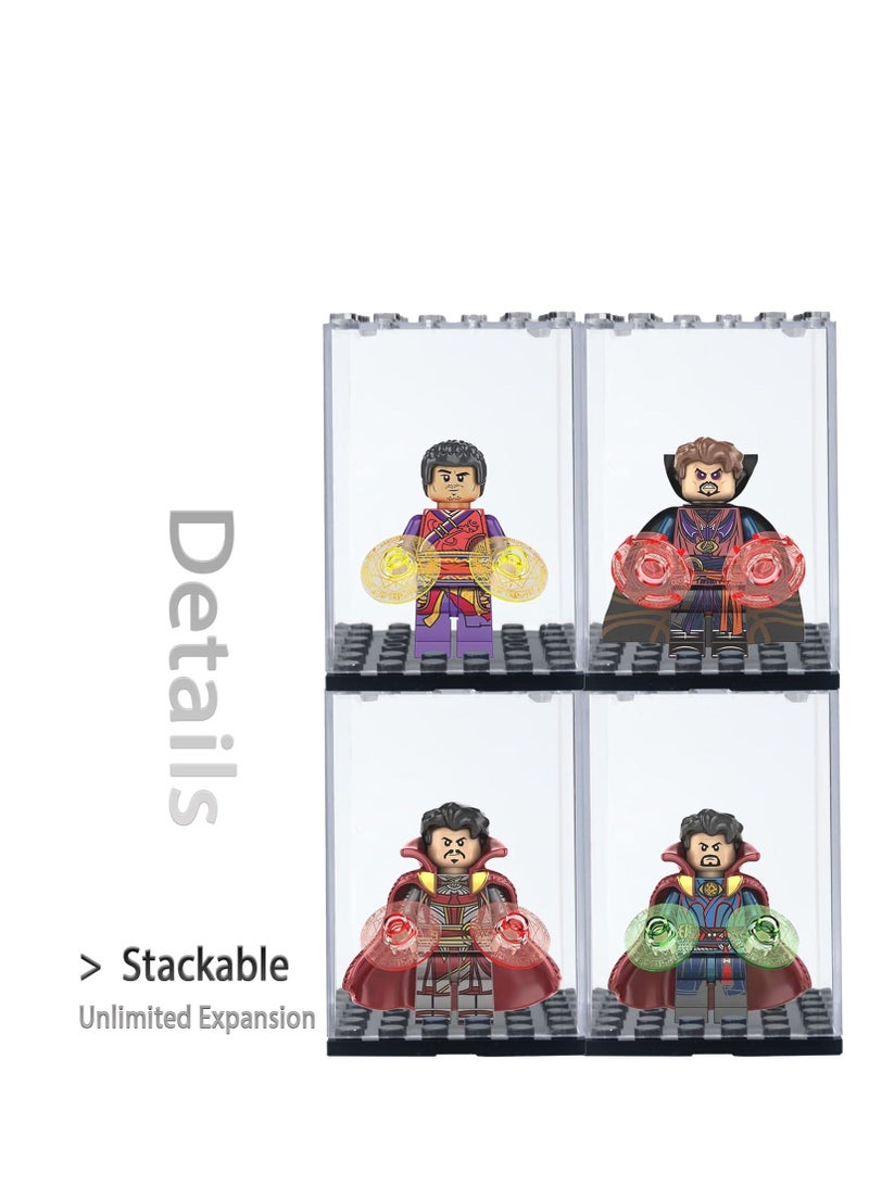 12 Pack Display Case, Acrylic Display Case, Action Figure Toys Storage, Suitable for Kids and Adults Toys and Collectibles  - Image 5