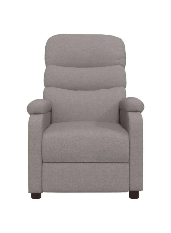 vidaXL Massage Chair: vidaXL Luxury Massage Recliner Chair – Ergonomic Design with Multi-Point Massage – Premium Taupe Fabric - Image 3