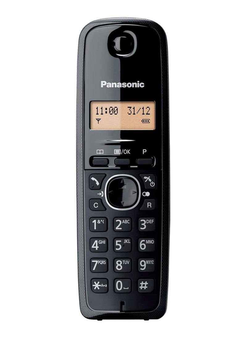 Panasonic KX-TG1611 Cordless Phone Black  - Image 3