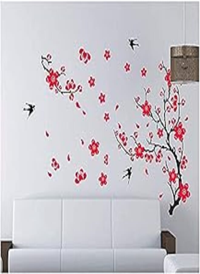 OR Scenery of the Spring Plum flower Wall Sticker Home Decor Removable