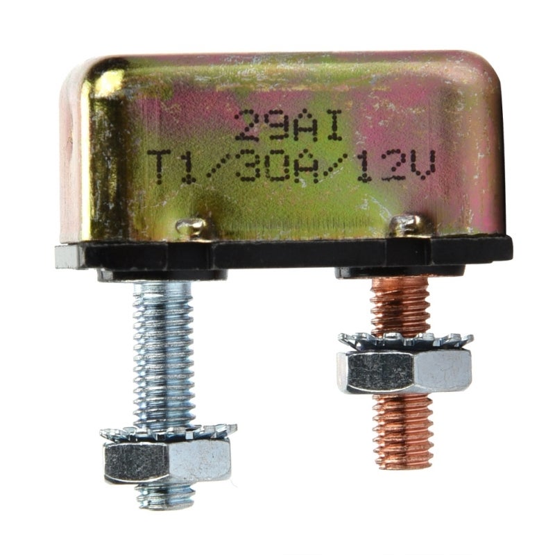 Automatic Reset Circuit Breaker 12V-24V High Quality Metal Housing - Intelligent Auto-Reset Protection for Battery Chargers Trucks Buses Electric Cars - Image 2