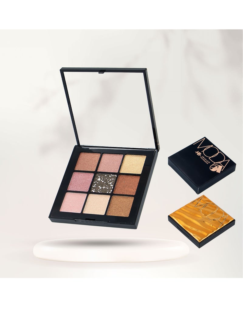 MODA 9 Color Eye Shadow #1