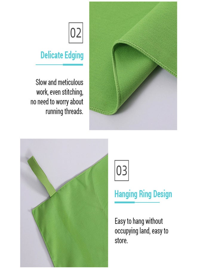 منشفة حمام كبيرة جدًا من الألياف الدقيقة سريعة الجفاف للجسم مع حقيبة تخزين للسباحة واللياقة البدنية والشاطئ واليوغا 130 سم/160 سم - Image 3