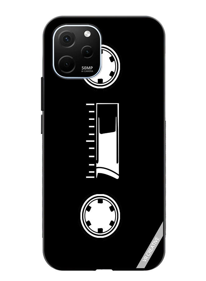 VR CREATIVE Protective Case Cover For Huawei Enjoy 50z Cassette Tape Design Multicolour - Image 1