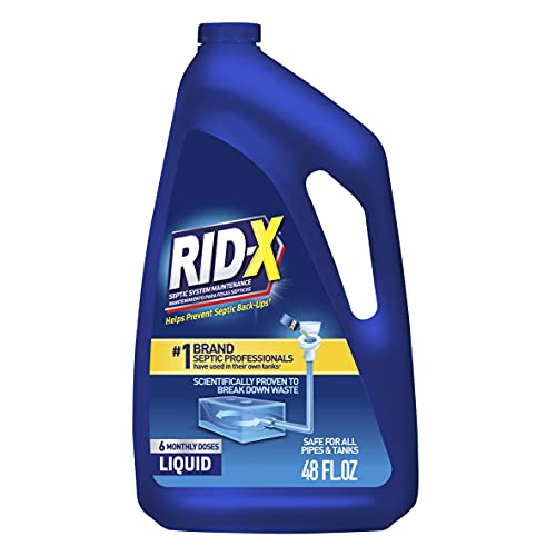 RID-X Septic Tank System Treatment, 6 Month Supply Liquid, 48oz - Image 1