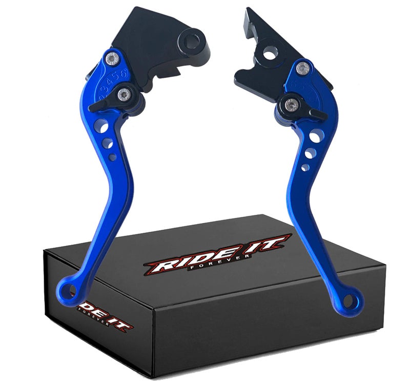 Ride IT Short Brake Clutch Levers for Ninja 250R 2008-2012, Ninja 300R Z300 2013-2018,Ninja400 Z400 2018-2020,Z250/SL 2015-2017,Z1250 pro 2017-2020,Ninja125 2019, Compatible with Versys 300X 17-20