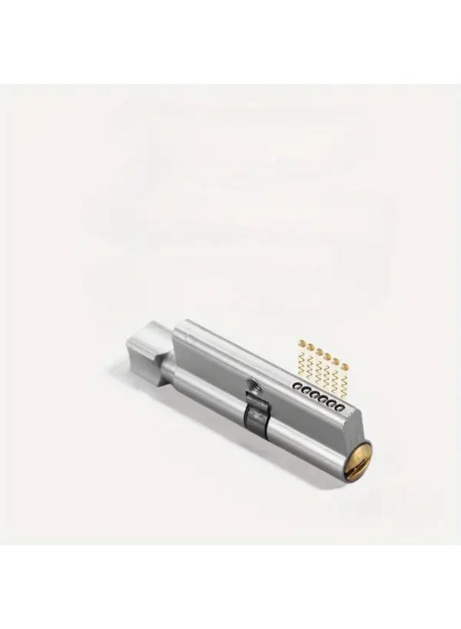 1 Set Stainless Steel Silent Minimalist Door Handle Lock Heavy Duty Security Easy Install Non Electric Mechanism - Image 4