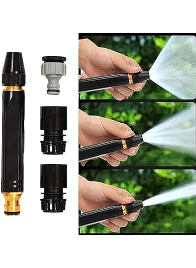 Car Washing Water Gun Set Adjustable Nozzle High Pressure Multiple Water Shower Modes Water Gun With Connectors