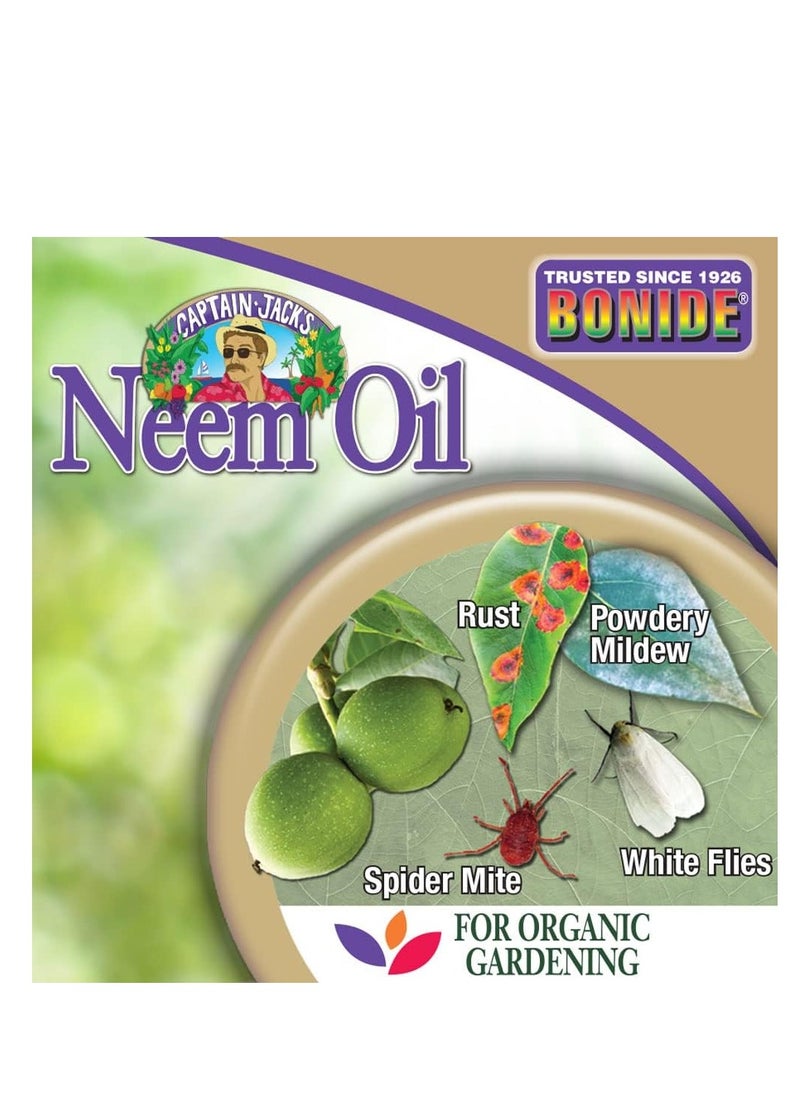 Bonide Bonide Captain Jack's Neem Oil, 32 oz Ready-to-Use Spray, Multi-Purpose Fungicide, Insecticide and Miticide for Organic Gardening  - Image 2