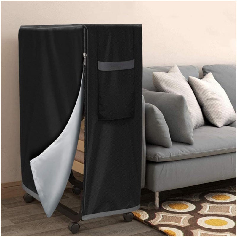 Sanseenia Rollaway Bed Cover Waterproof and Dustproof Folding Bed Storage Cover Portable Universal Fits Twin Size 38Inch Beds L 39L x 15W x 448H - Image 2