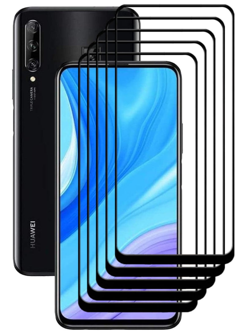 ACLIX 5 Pieces Antistatic ESD Dustproof Premium Quality High Definition Tempered Glass Screen Protector Designed For Huawei Y9s - Image 1