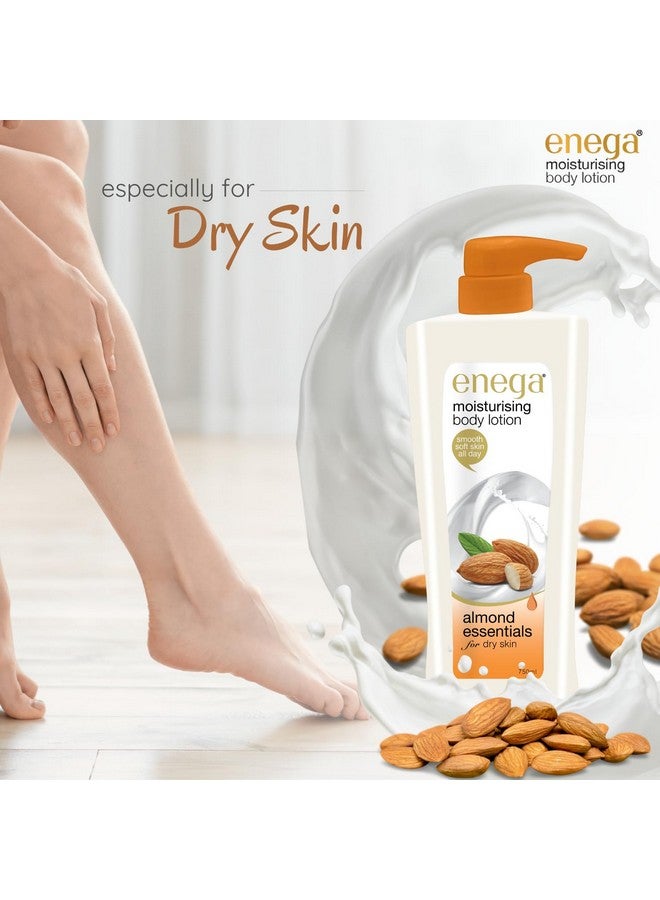 Enega Almond essentials for Dry Skin Non Grassy & Deep Nourish Moisturizing Body Lotion for Men & Women - 750 ML (Pack of 1) - Image 4