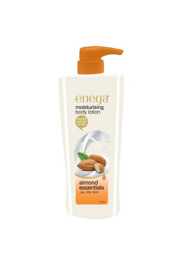 Enega Almond essentials for Dry Skin Non Grassy & Deep Nourish Moisturizing Body Lotion for Men & Women - 750 ML (Pack of 1) - Image 1