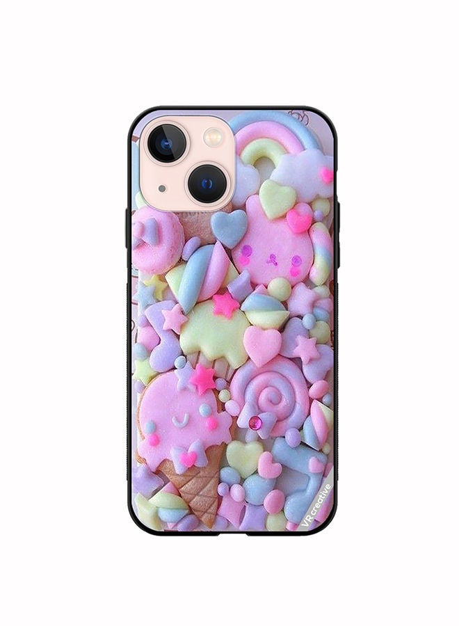 VR CREATIVE Protective Case Cover For Apple iPhone 14 Kawai Decoden Design Multicolour - Image 1