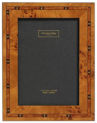 Addison Ross, Marquetry Photo Frame,4x6, Brown Star Fiber Back, 4 x 6 Inches - Image 2