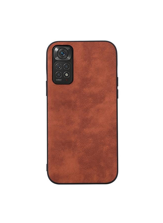 The Bros Case For Xiaomi Redmi Note 11 / Note 11S 4G Morocco Texture PU Shockproof Phone Case