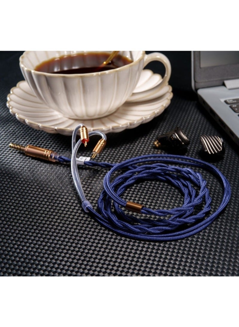ROSESELSA QT-X Flagship Hybrid IEM Earphones, 1DD + 6BA HiFi In-Ear Monitors With ESS9039 USB-C DAC, Studio-Grade Wired Audiophile Earphones, CNC Metal Shell, Detachable 0.78mm 2Pin Cable, Silver - Image 3