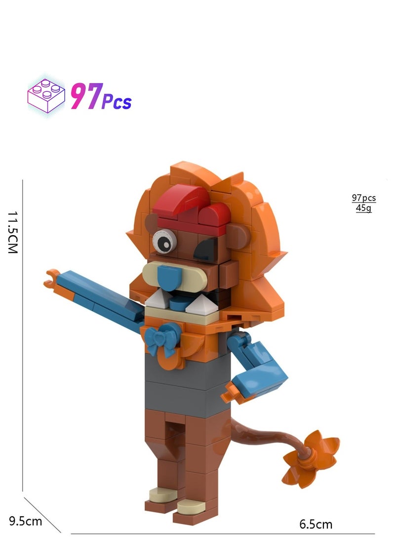 Bluejw New Funny Indio Park  Building Block Set Indio Park Toys,Game Model Toys Ideas Collectible Building Bricks Birthday Gift For Kids