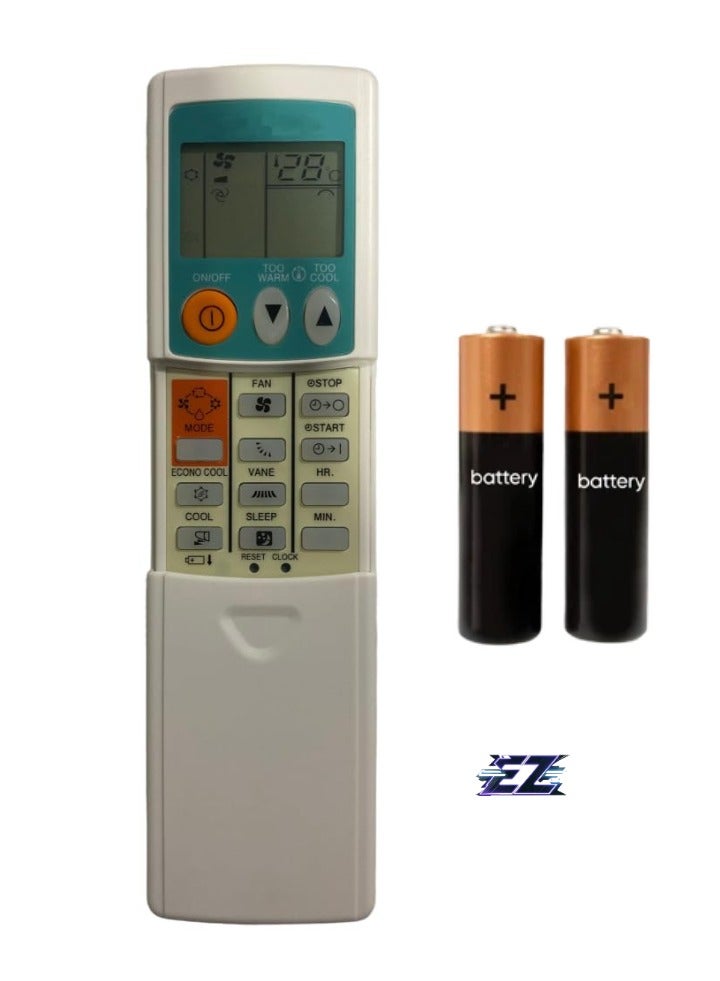 ELTRAZONE AC Remote No. 56 (No Backlight), Compatible/Replacement for Mitsubishi AC Remote Control – Exact Match for Mitsubishi Air Conditioners – Simple, Reliable Control, Battery Included - Image 1