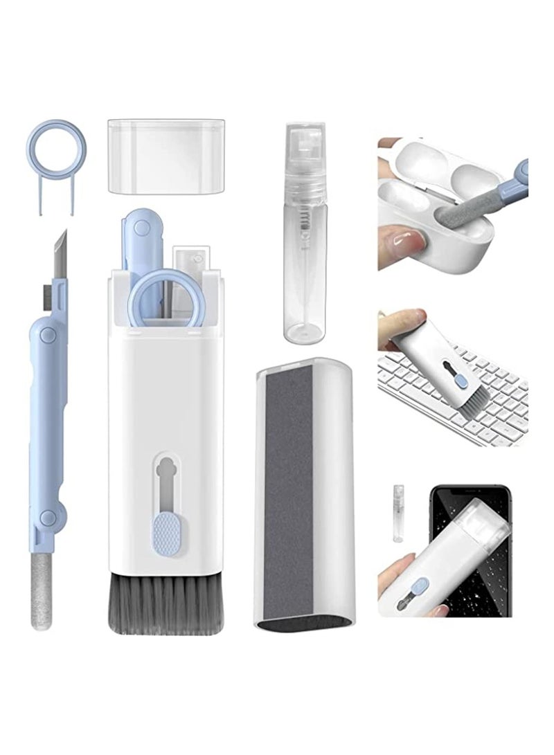 Keyboard Cleaning Kit 7 in 1 Electronic Cleaner Kit Multifunctional Cleaning Tool for PC, Monitor, Cell Phone, Computer, Earphones - Image 1