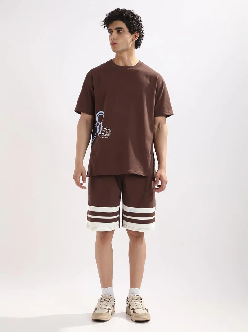 NOBERO Brown Co-ord Set for Men