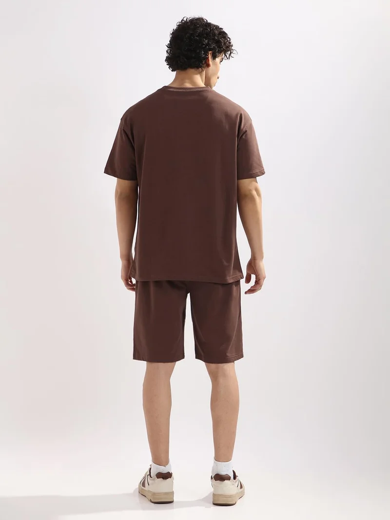 Nobero  Brown Co-ord Set for Men for Men | Best Price UAE