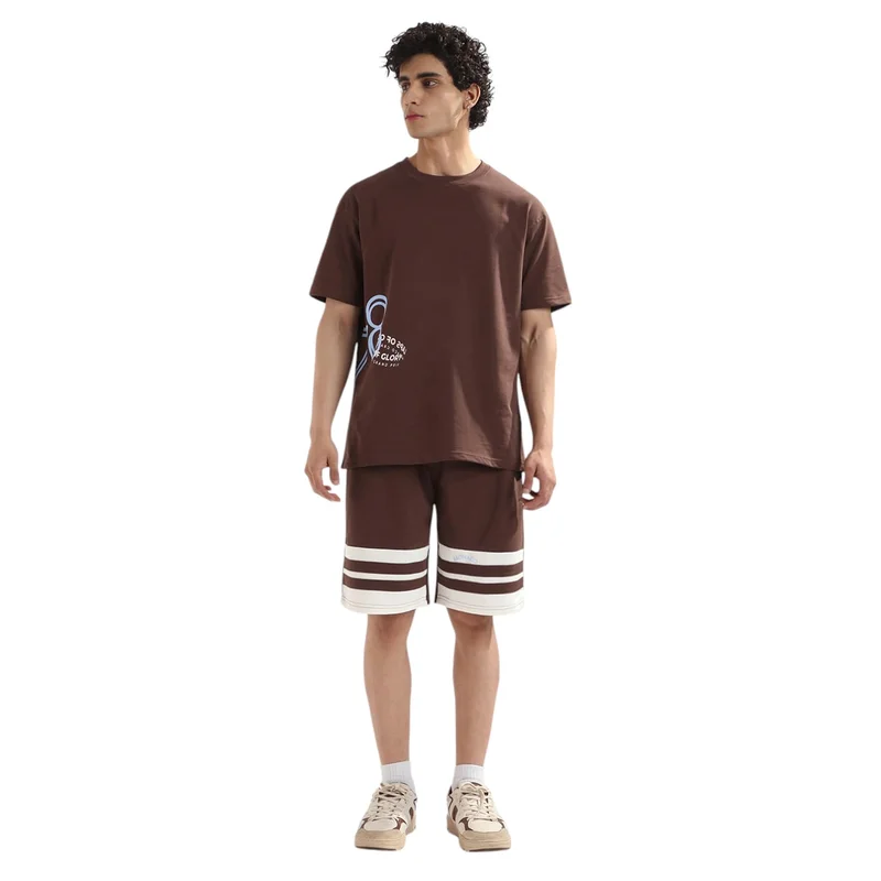 NOBERO Brown Co-ord Set for Men