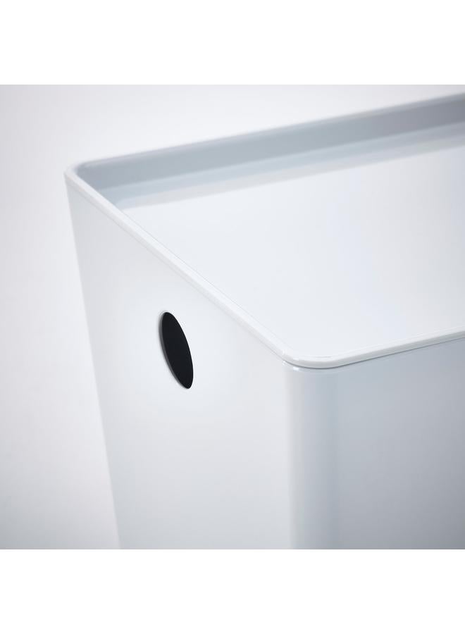 erorex Box with lid, white, 18x26x15 cm - Image 3