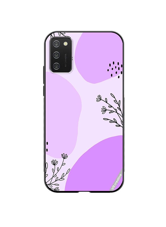 VR CREATIVE Protective Case Cover For Samsung Galaxy A03s Flower Design Multicolour - Image 1