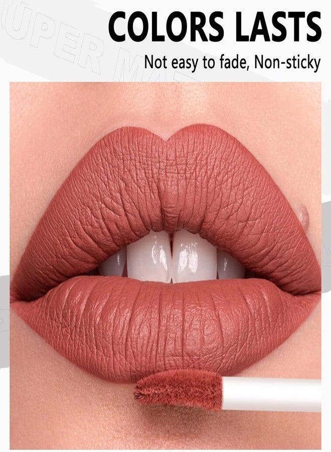 LOBE MIRACLE Matte Velvet Liquid Lipstick Set, 12 Long-Lasting, Waterproof Lip Glosses for Women, Pink (12SetPremium) (Ultra Shades, Set of 12) - Image 4
