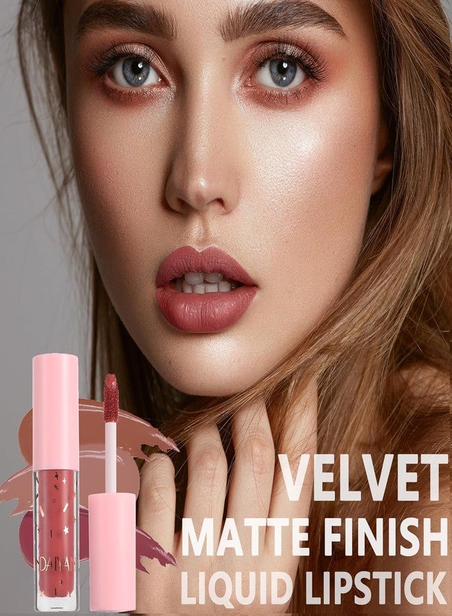 LOBE MIRACLE Matte Velvet Liquid Lipstick Set, 12 Long-Lasting, Waterproof Lip Glosses for Women, Pink (12SetPremium) (Ultra Shades, Set of 12) - Image 2