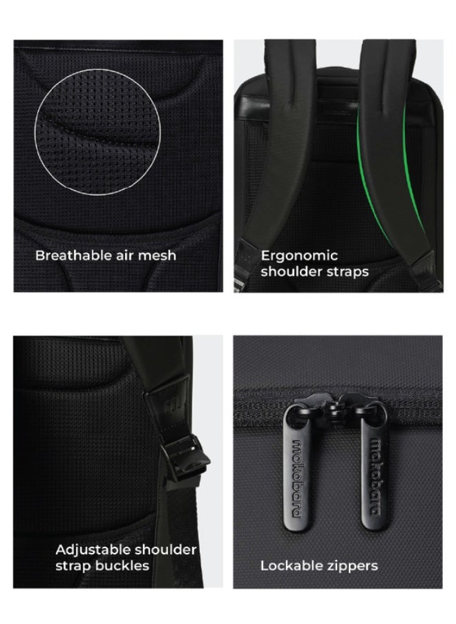 Mokobara - MOKOBARA The Transit Backpack 2.0 30L Premium Polyester 15.6" Unisex Multipurpose Laptop Backpack (Crypto 2.0) - Image 1