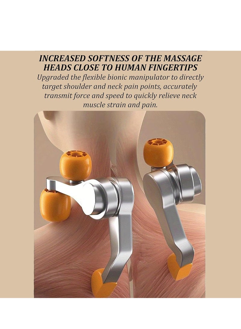 GUDOO Shiatsu Neck Shoulder Massager With Heat Relieve Tension Target Acupoints Spa-Quality 6D Extra Large Massage Head Wearable Design Ideal Pain Relief Muscle Relaxation Stress Reduction - Image 2