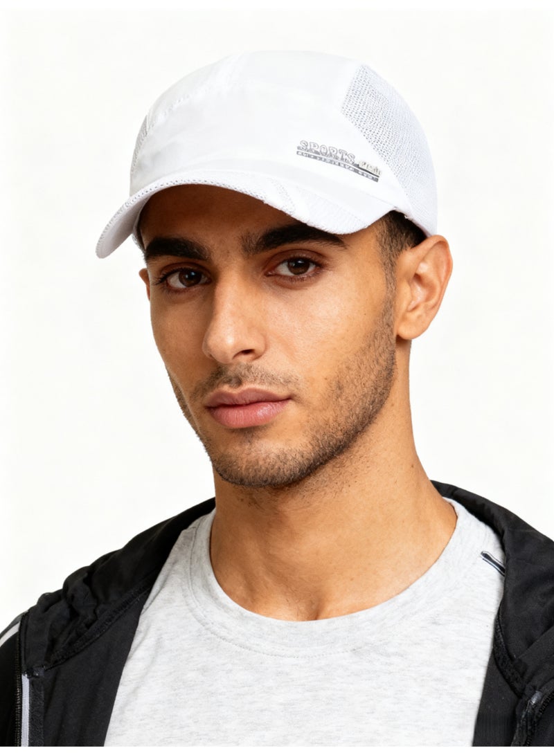 SPORT Unisex Baseball Cap UPF 50 Unstructured Hat with Foldable Long Large Bill - Image 1
