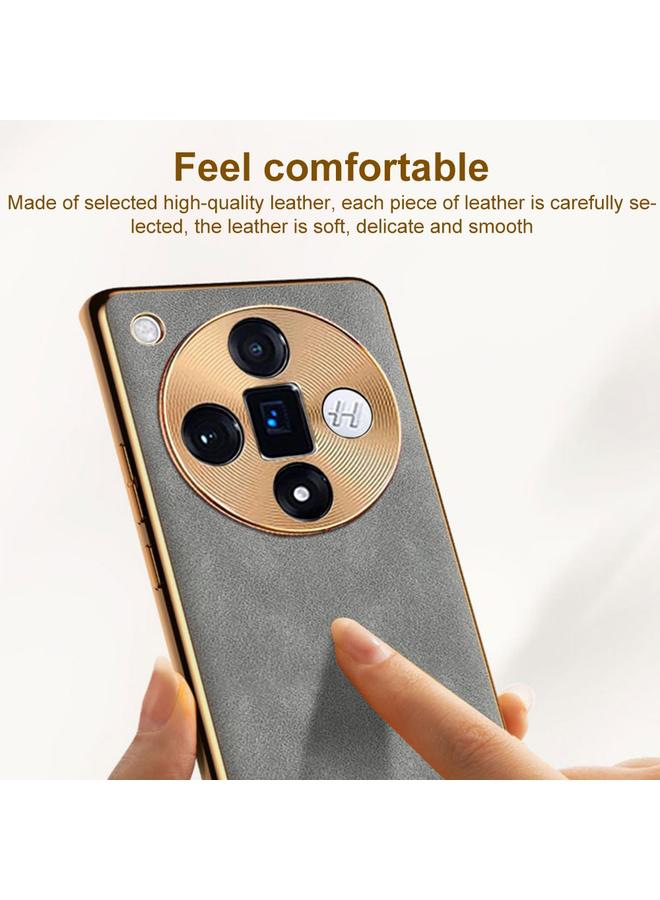 اس-توب جراب هاتف OPPO Reno11 Global مصنوع من جلد الحمل الكهربائي - Image 3
