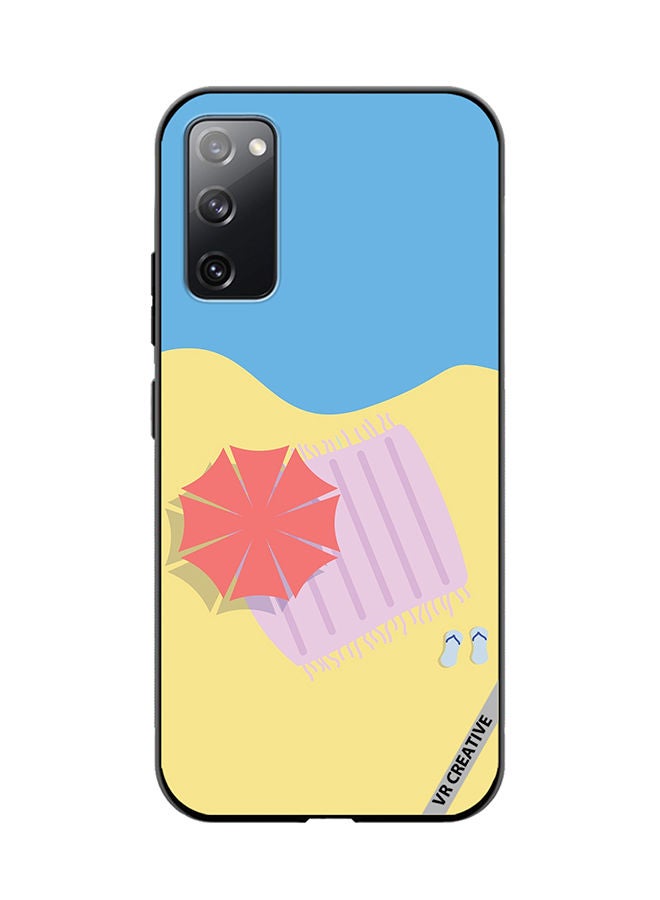 VR CREATIVE Protective Case Cover For Samsung Galaxy S20 FE 5G Sand Design Multicolour - Image 1
